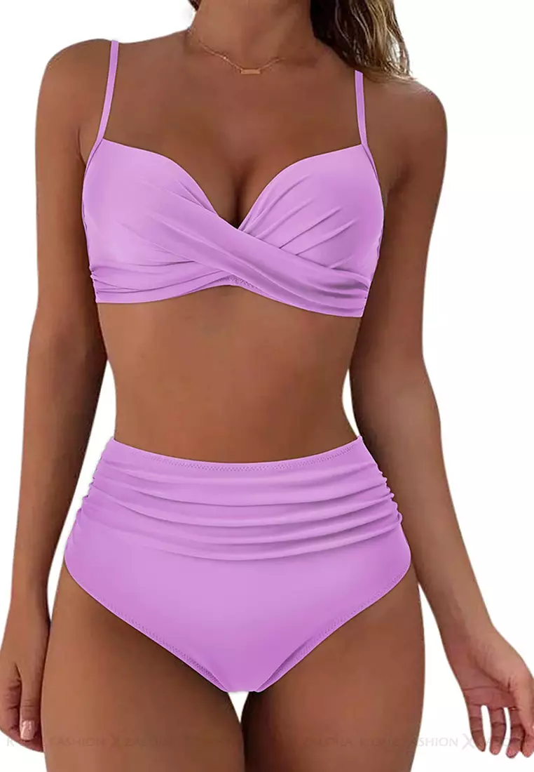 (2pcs)Sexy Suspender Bikini Swimsuit