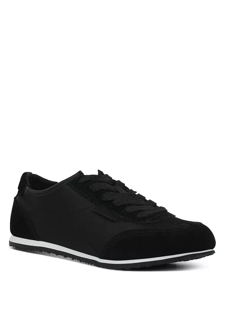 Suede Sneakers in Black