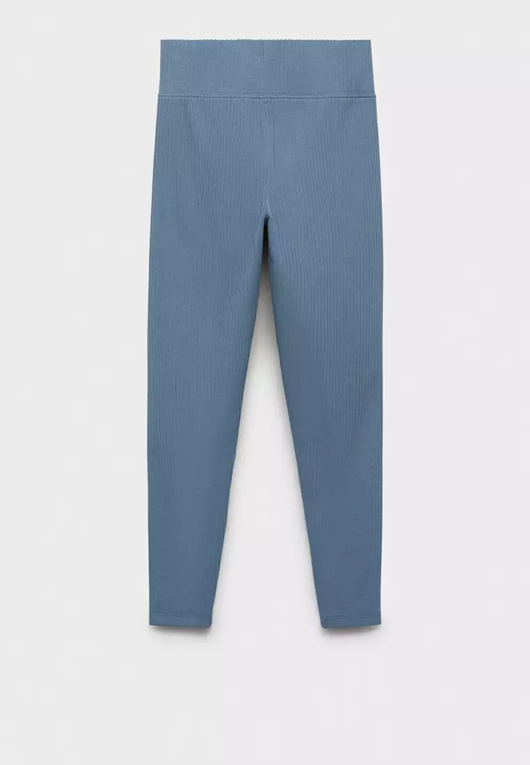 Cotton Ribbed Leggings