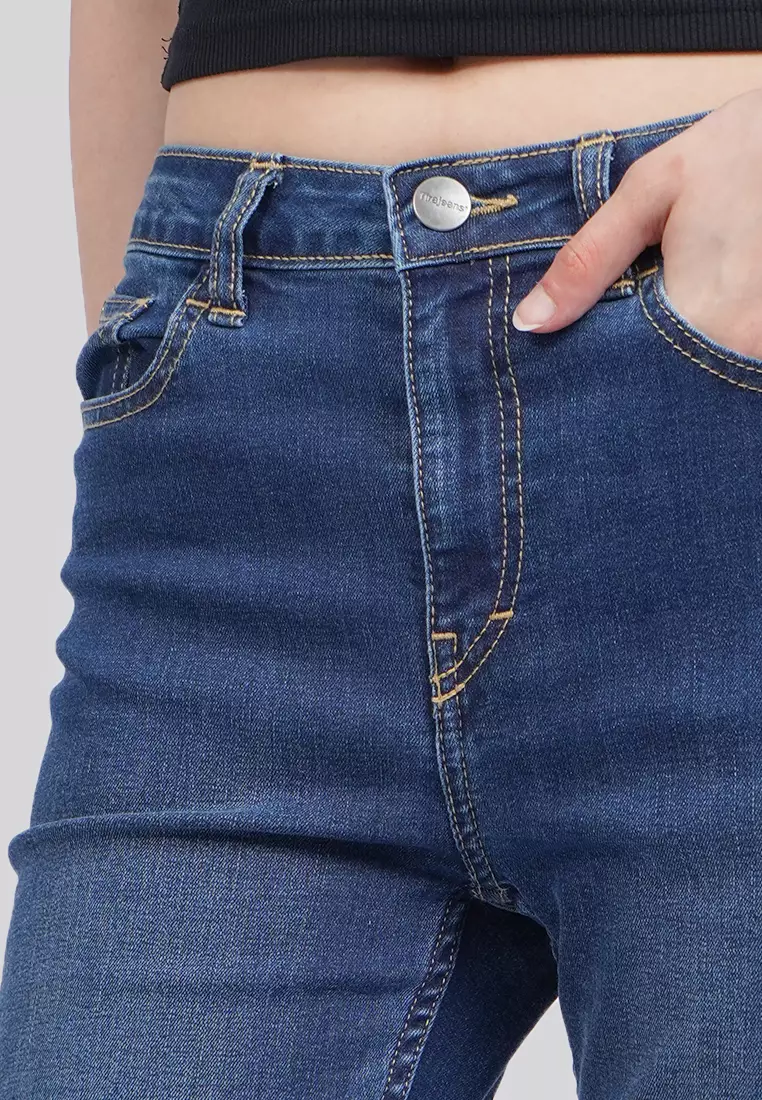 Tirajeans Skinny Jeans Denim 7-LLDNKEY125D050 MED BLUE