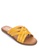 Sofab! yellow Janna Flat Slides 308C4SH0B48B85GS_1