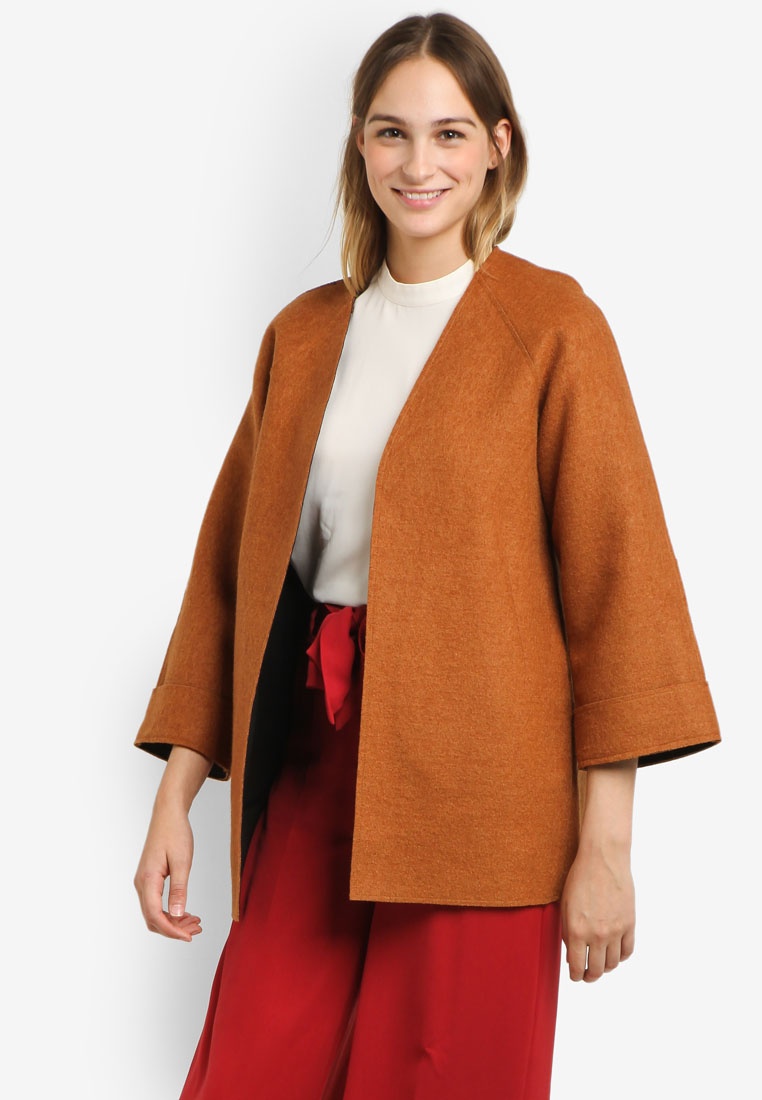 Tan Short Swing Bonded Coat Warehouse 10q4wii Klausecares Com