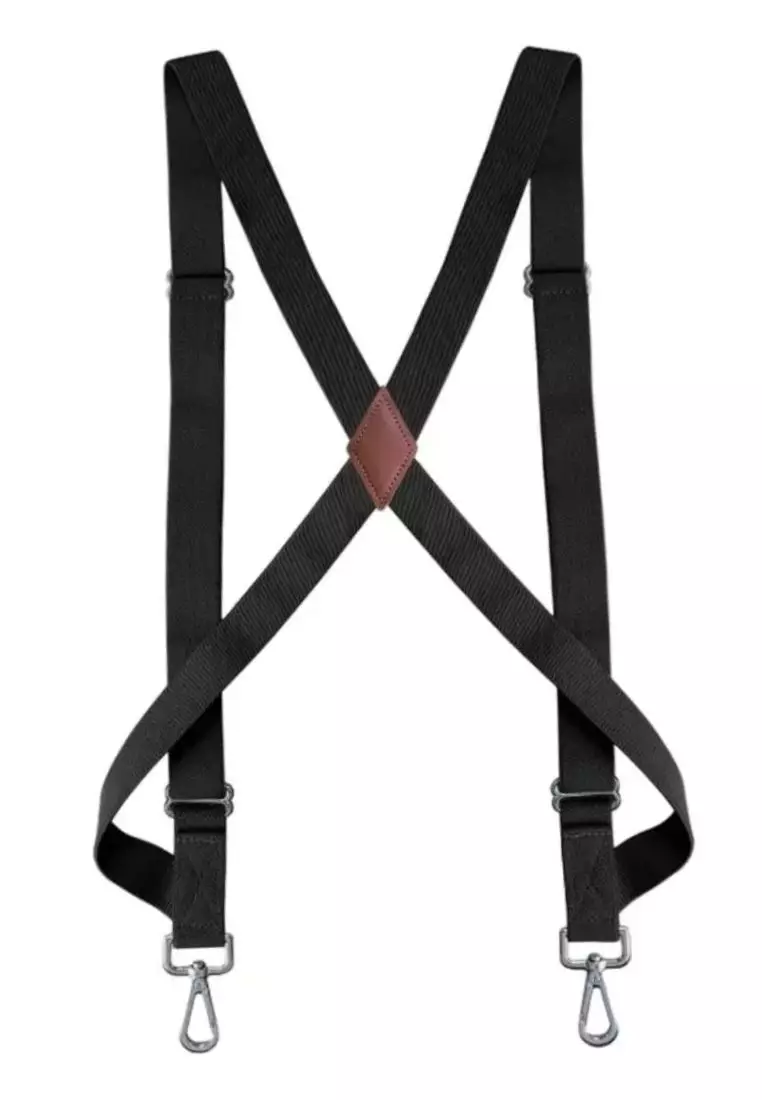 Houseofcuff Suspender Besar Heavy Duty Hook Model X Hitam