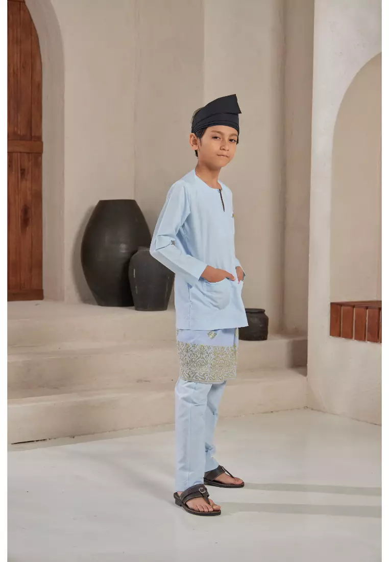 Baju Melayu Moden Teluk Belanga For Kids