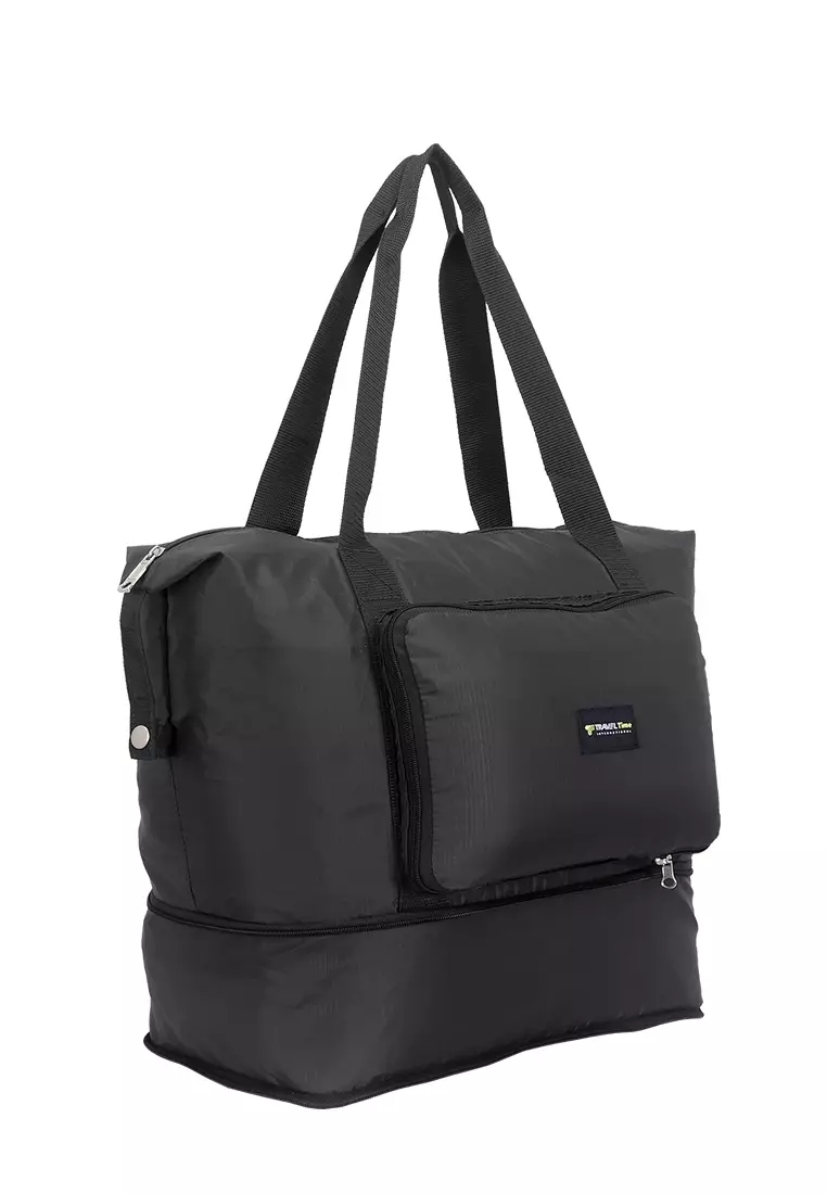 Tas Travel Lipat - Folding Bag Travel Time 376 Black