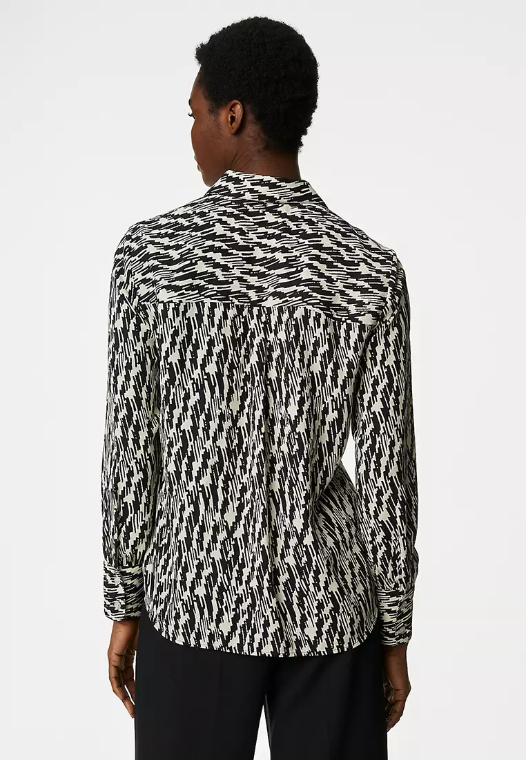 Printed Collared Shirt