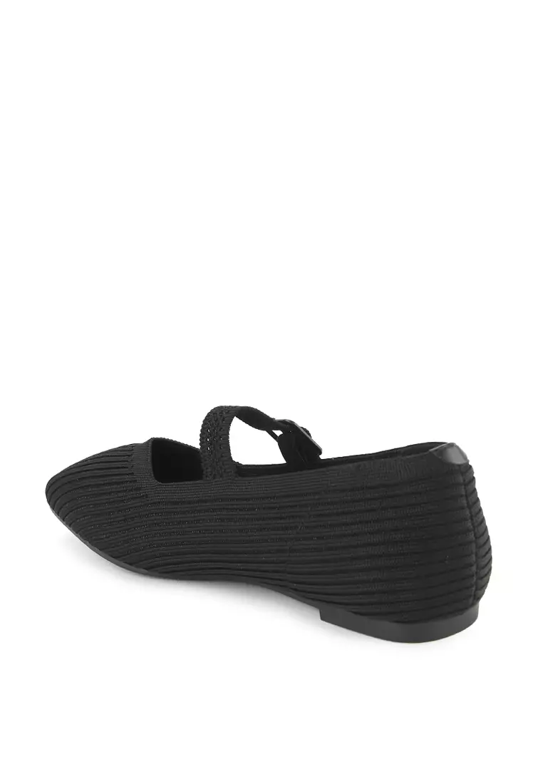 DONNA J2527-1 FLATSHOES BLACK