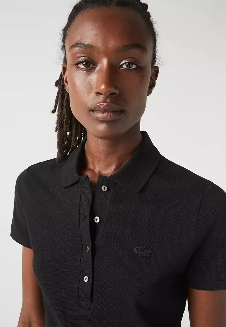 Women's Slim fit Stretch Cotton Piqué Polo