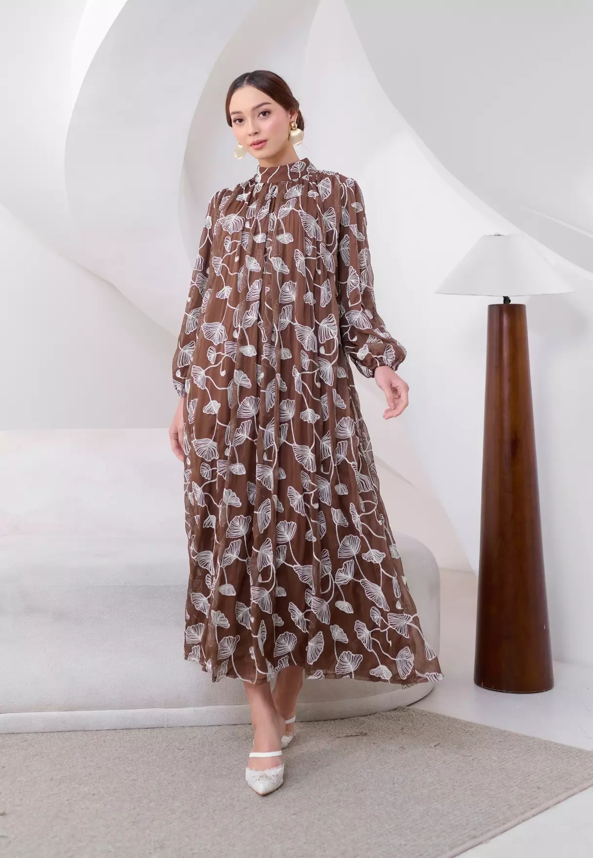Halwa Dress - Coffee