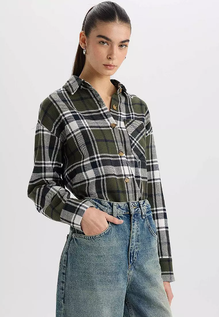 Checkered Flannel Lumberjack Shirt