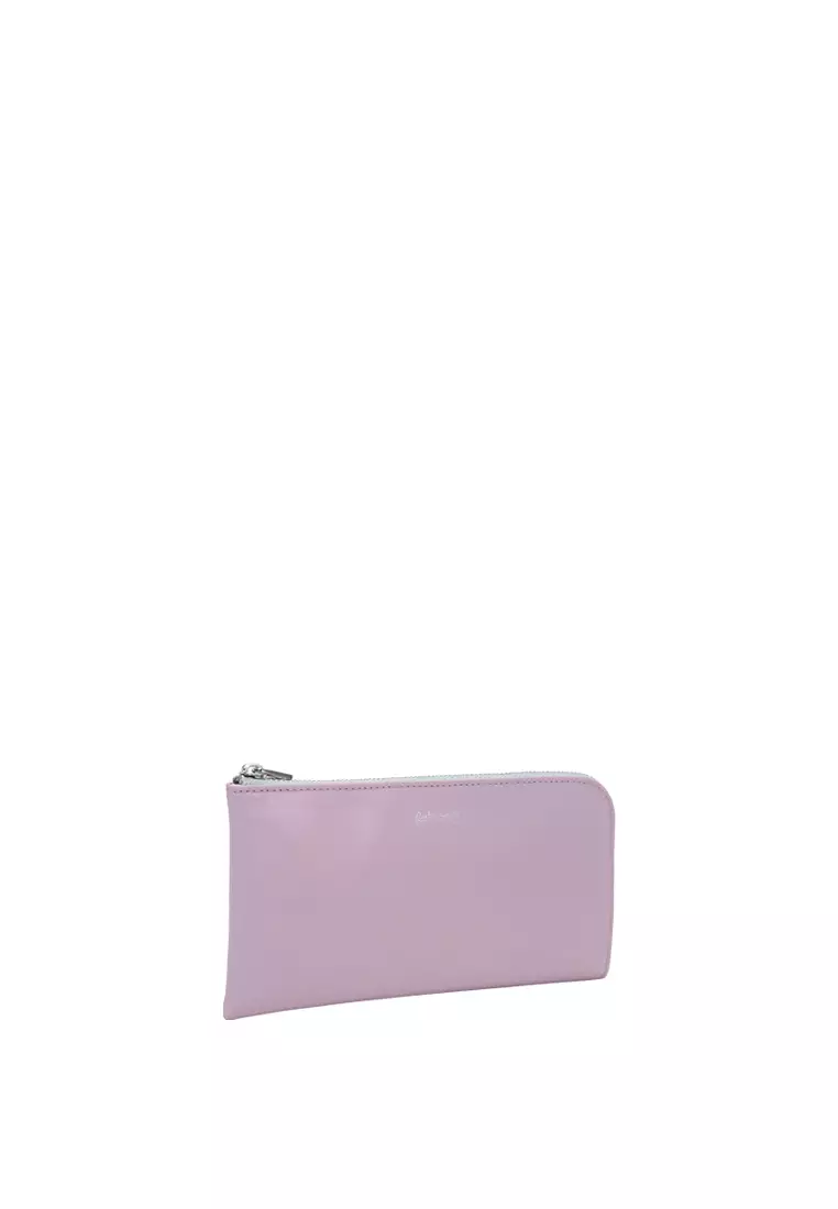 L-Zip Long Wallet - Lilac