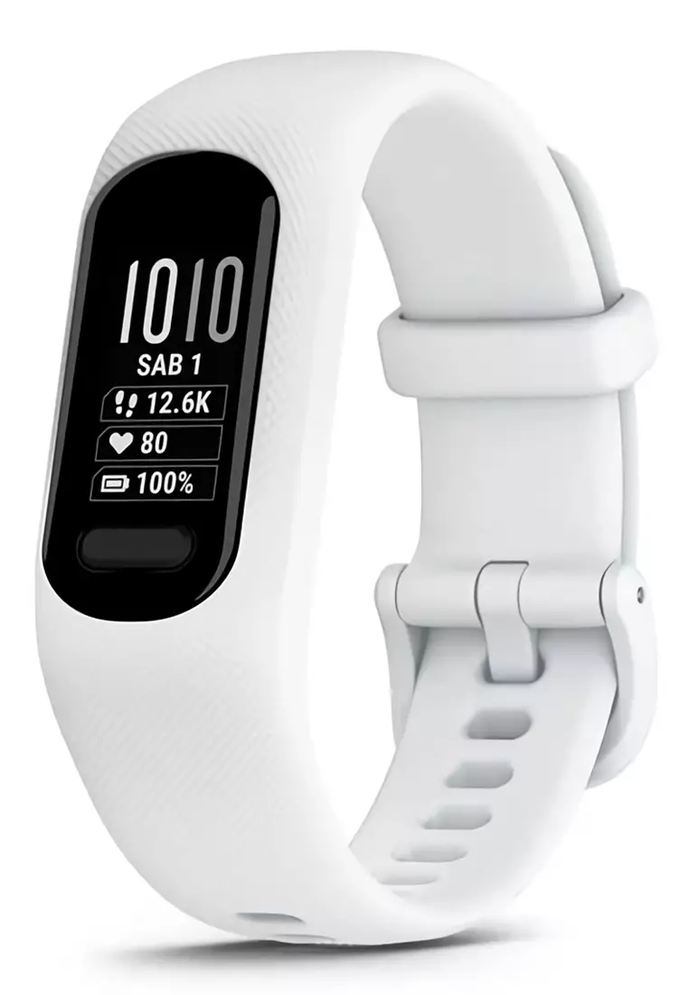 Garmin Vívosmart 5 Small/Medium - Advanced Fitness Tracker - Smart Band - White - Silicone Strap - 010-02645-21