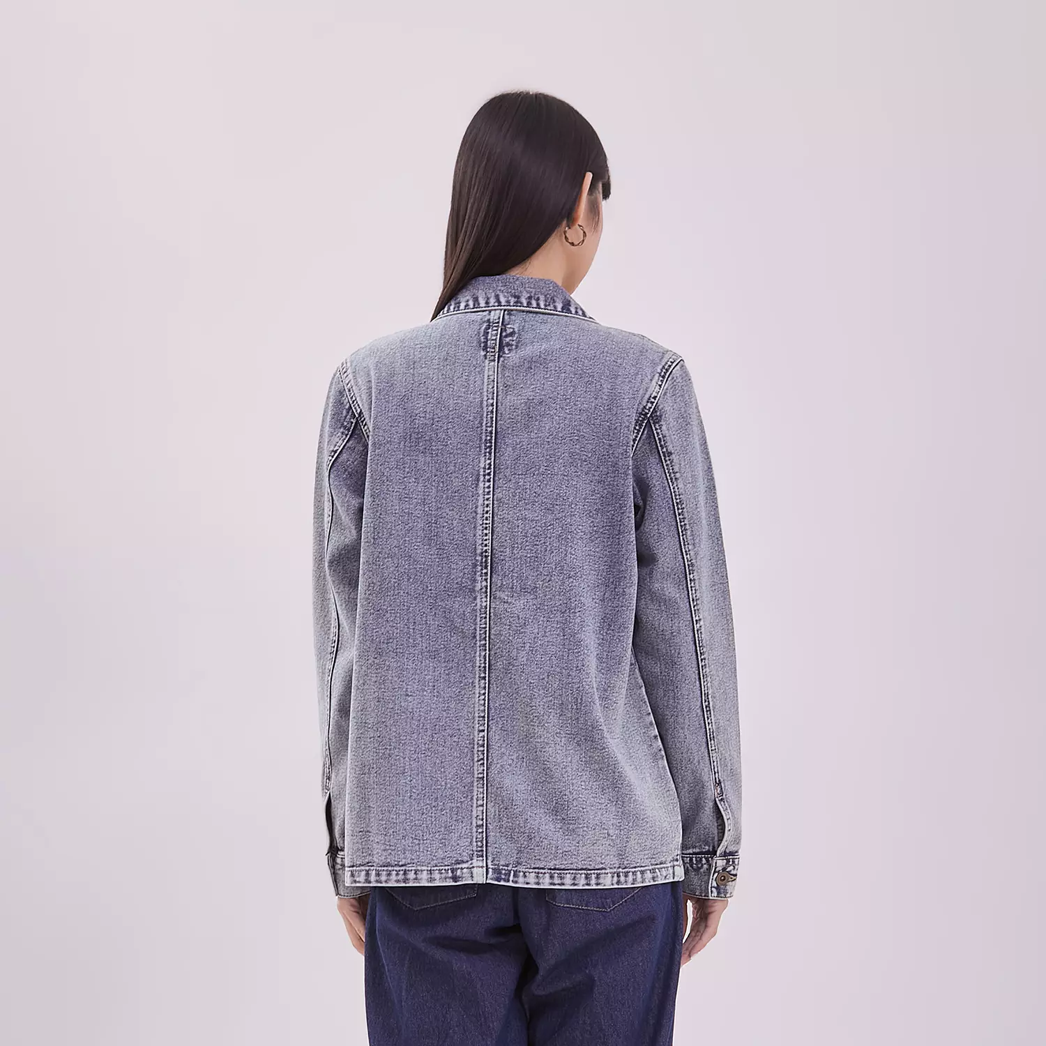 DUST Jaket Denim Saga Light Blue (D.61124)