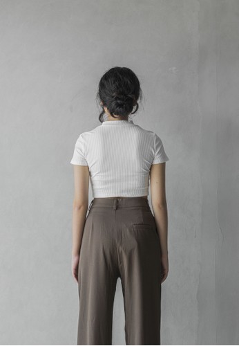 Jual Goora The Label AVA ZIPPER TOP Original 2022 | ZALORA ...