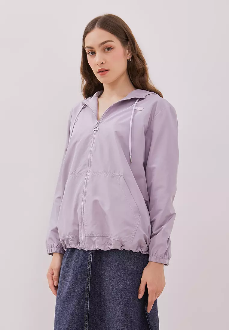 DUST Jaket Parasut Arla Dusty Purple (D.56180)
