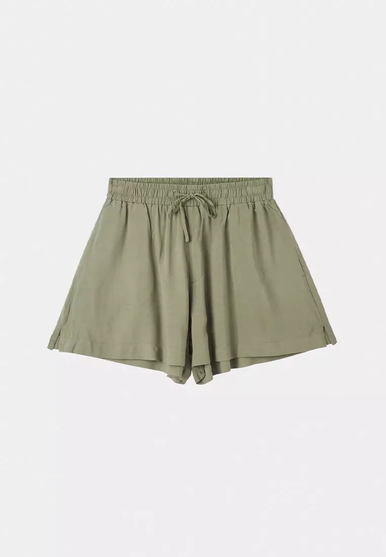 Drawstring High Waist Shorts for Women