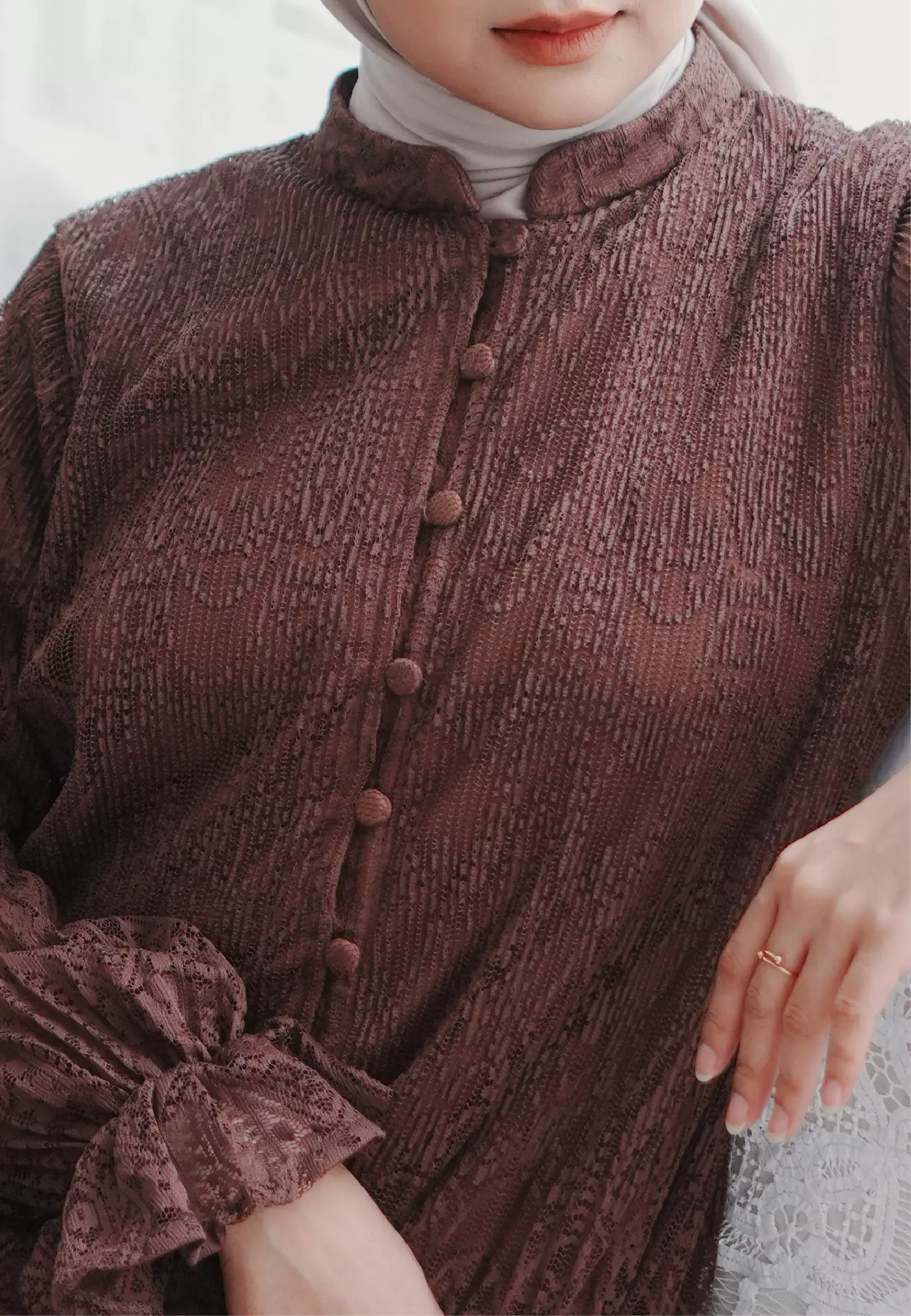 Dalilah Blouse -  Chocolate