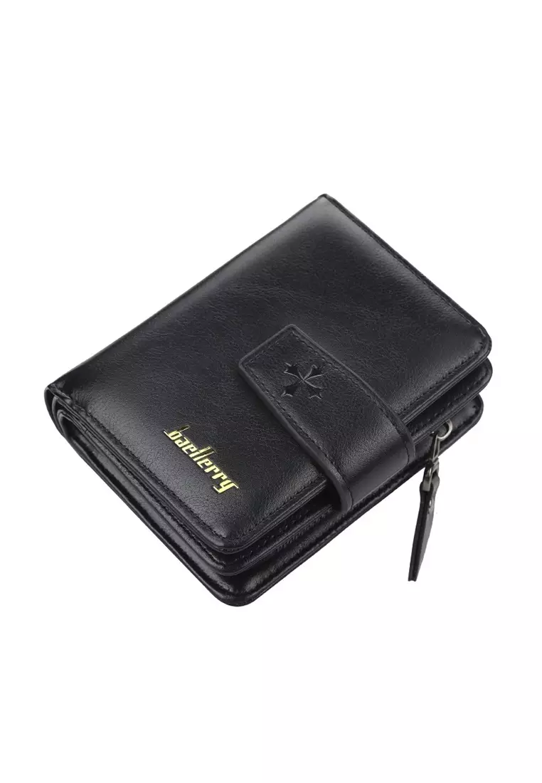 Dompet Pria Wanita Bahan Kulit PU Leather Premium BAEOS