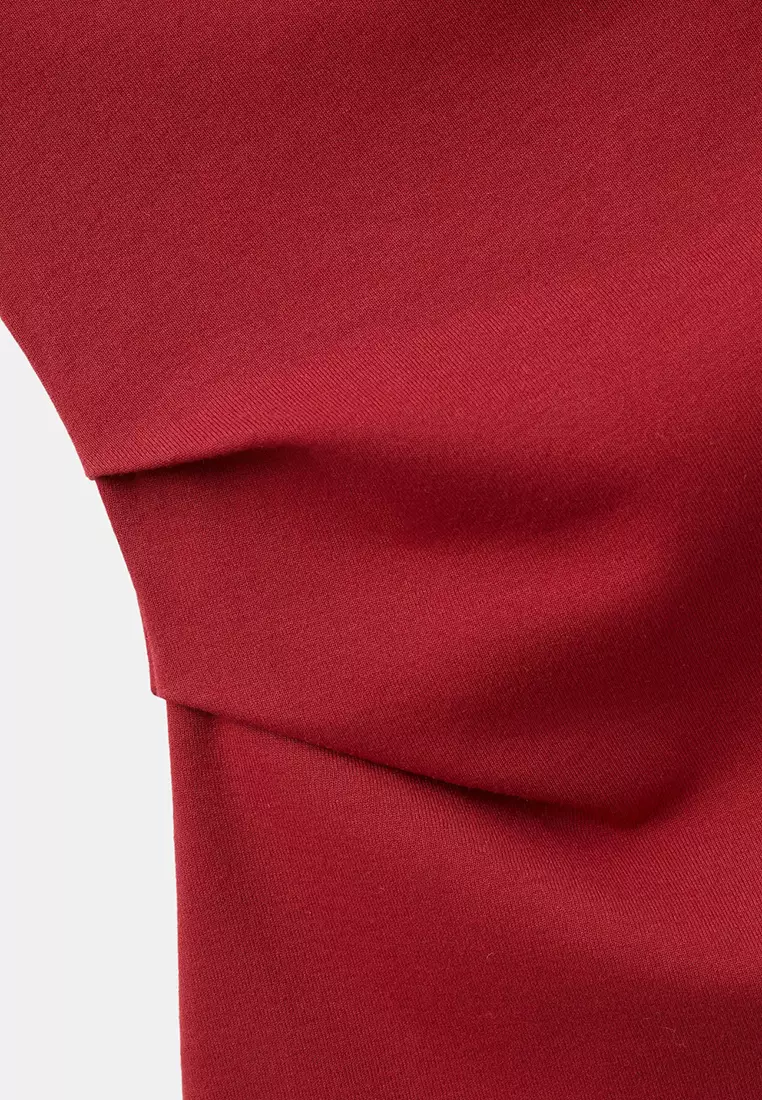 Asymmetric Ruched Top