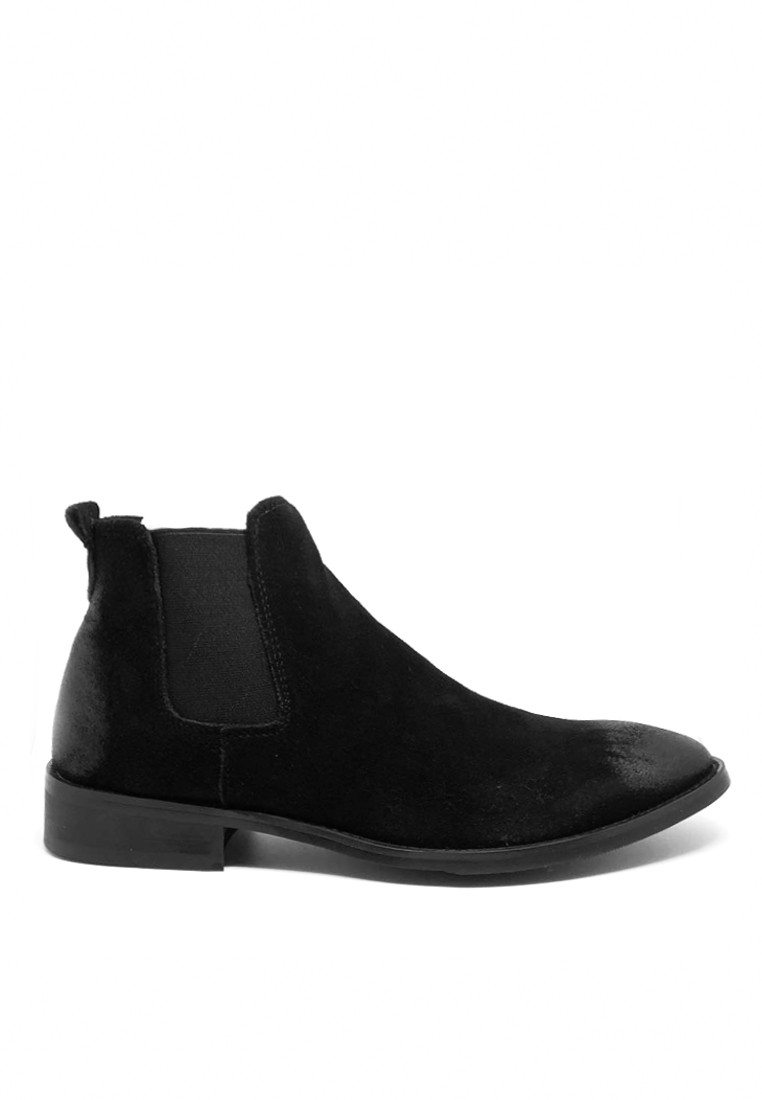 Cow Suede Vintage Elastic Boots MC126