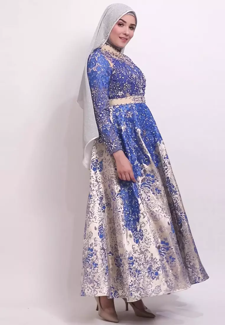 Bibiq Gamis Jacquard Brokat