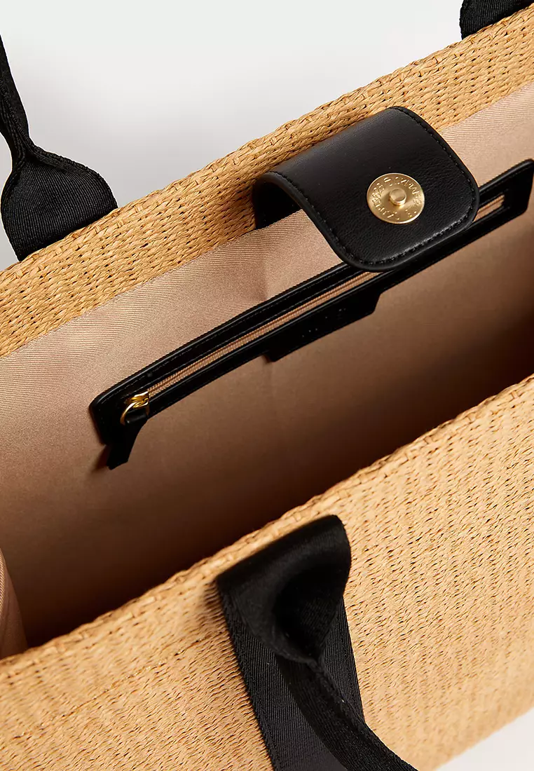 Canvas Structured Tote Bag