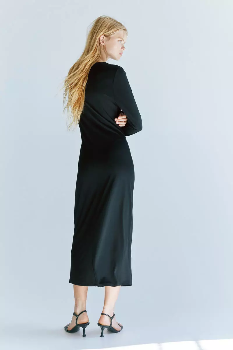 H&m draped jersey top dress