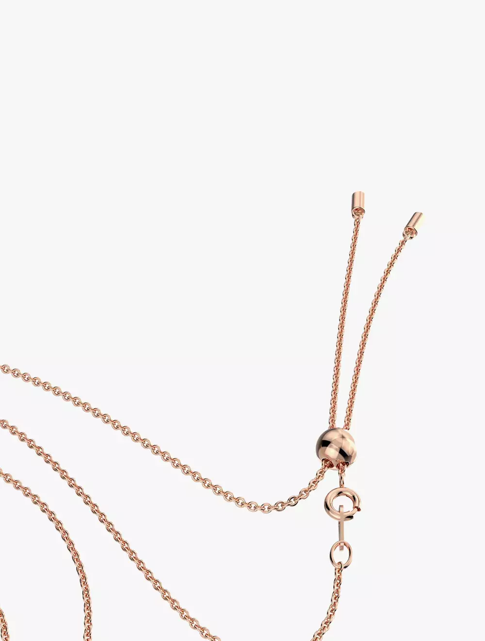 Generation Necklace, White, Rose Gold-Tone Plated - White