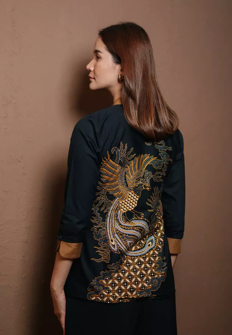 Hadinata Batik Wanita Superfine Blouse Desvita Dewandaru