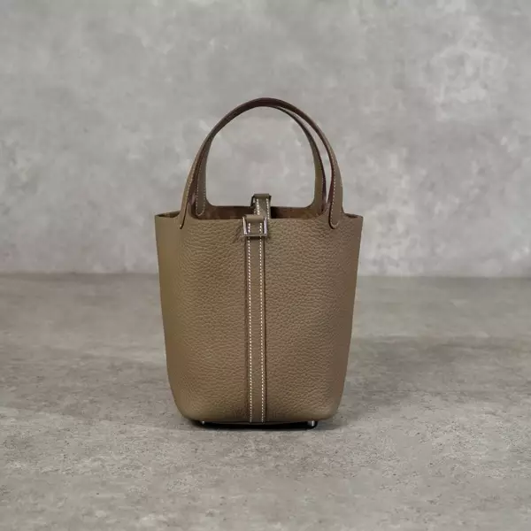 Tas HERMES PICOTIN 18 ETOUPE PHW BAG 100% ORIGINAL