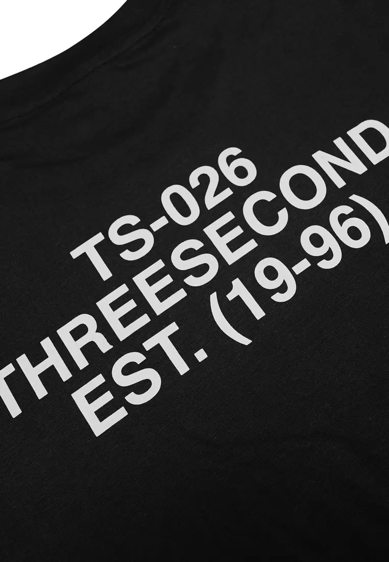 3Second Men's T-Shirt Short Sleeve Regular Fit Cotton Zach OL-C830125