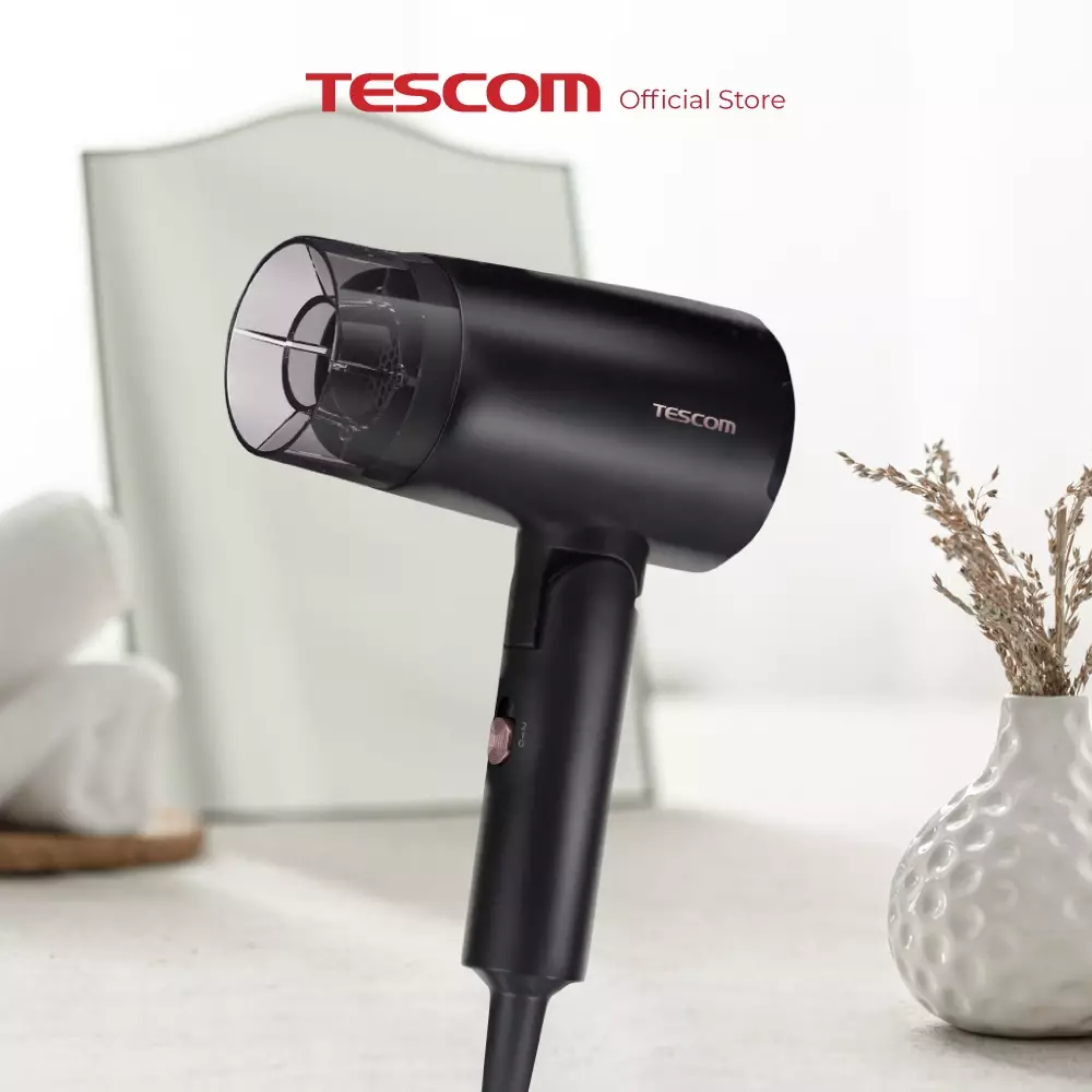 Tescom Gloss Pro Ionic Travel Hair Dryer / Pengering Rambut TD565ID