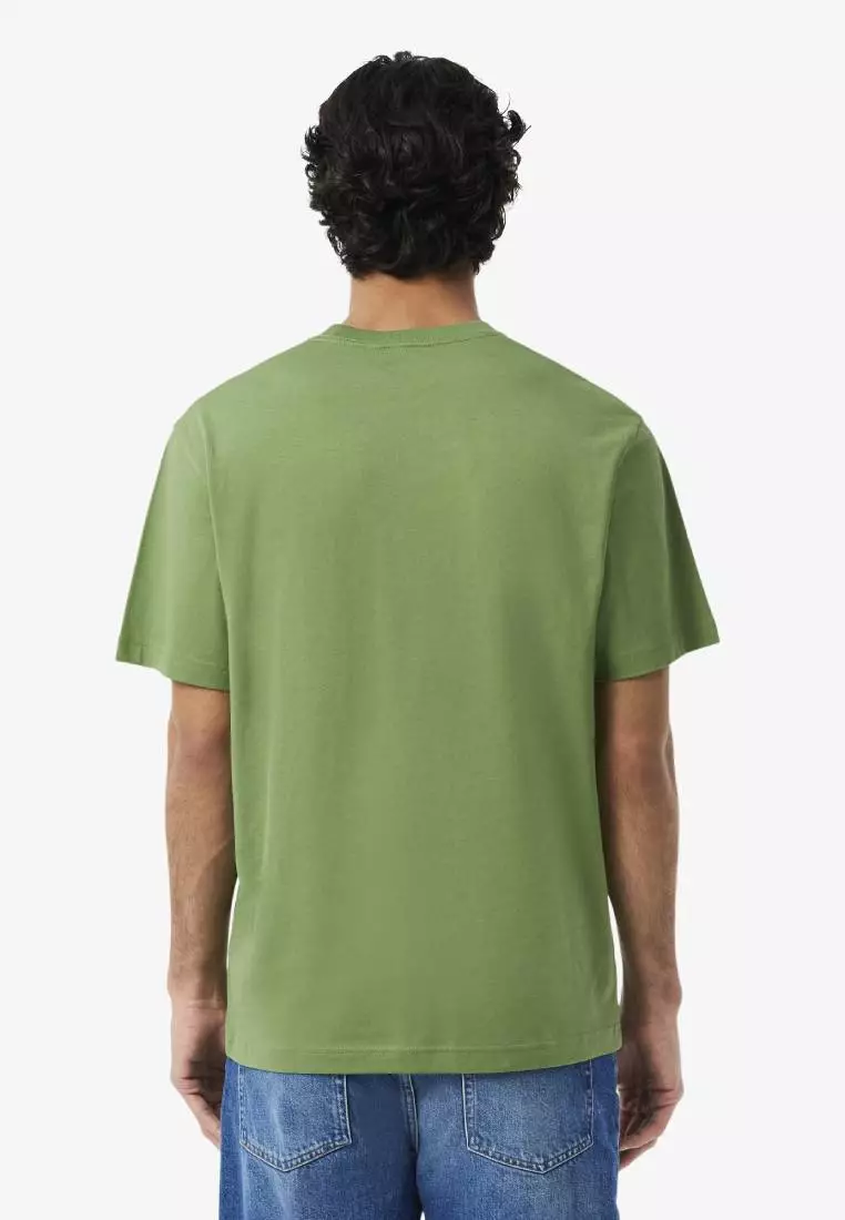 Cotton T-shirt with Breast Pocket