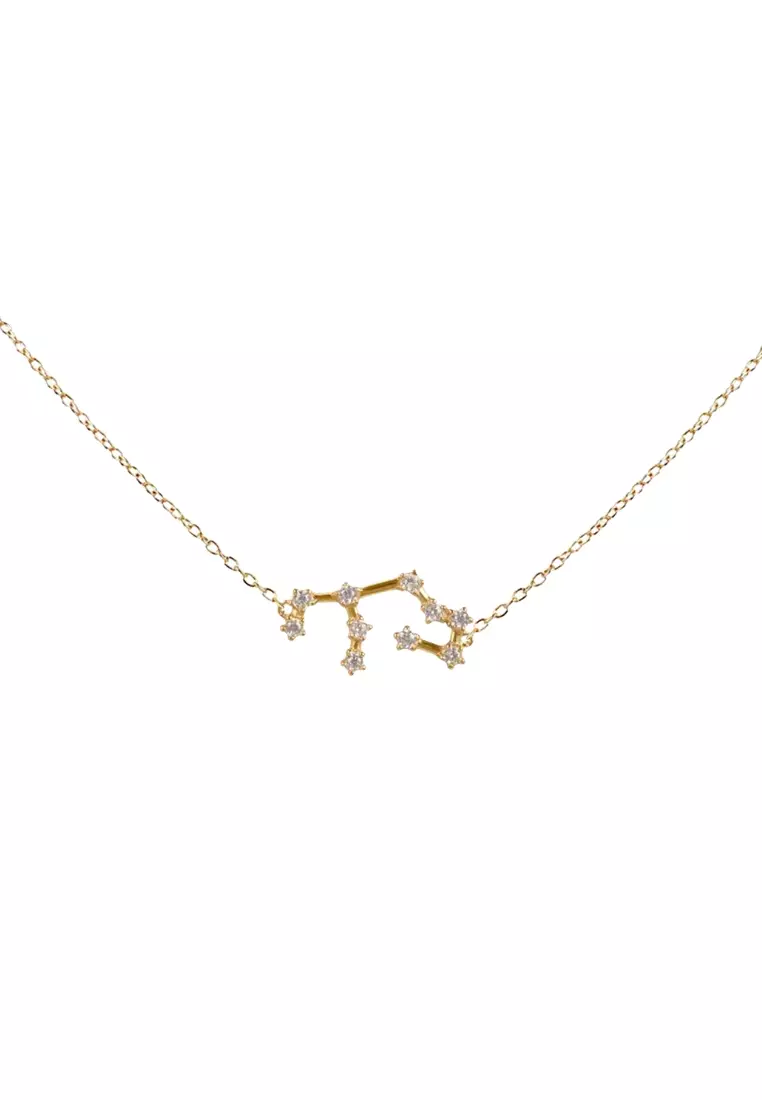 Vermeil Constellation Necklace Aquarius