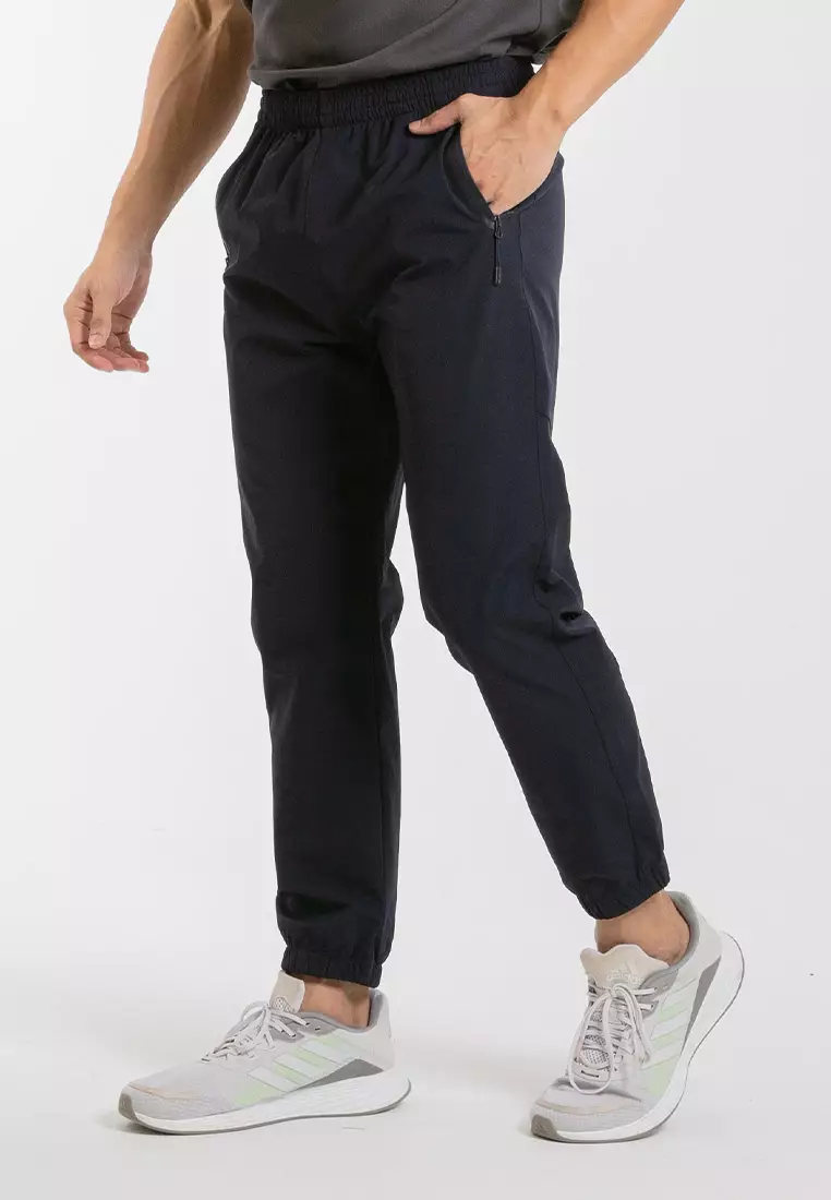 Forest Stretchable Slim Fit Tracksuit Men Track Pants Unisex Track Bottom  - 10787-33Navy