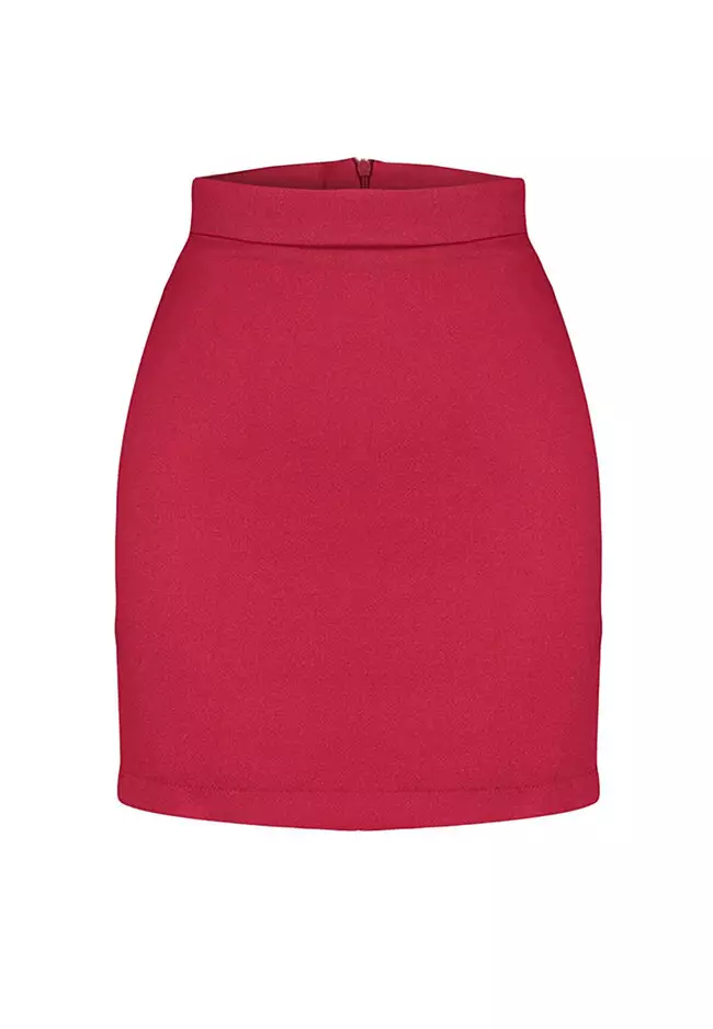 Buy Trendyol Plain Mini Skirt Online | ZALORA Malaysia