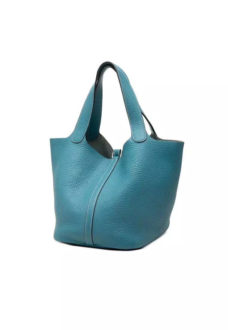 Pre-Loved Hermès Clemence Picotin 22