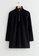& Other Stories black Zip Collar Velour Mini Dress 58AAFAAE6F3DC1GS_4