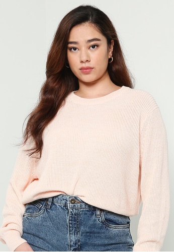Cotton On pink Everyday Crop Pullover 507FDAA635C9A0GS_1