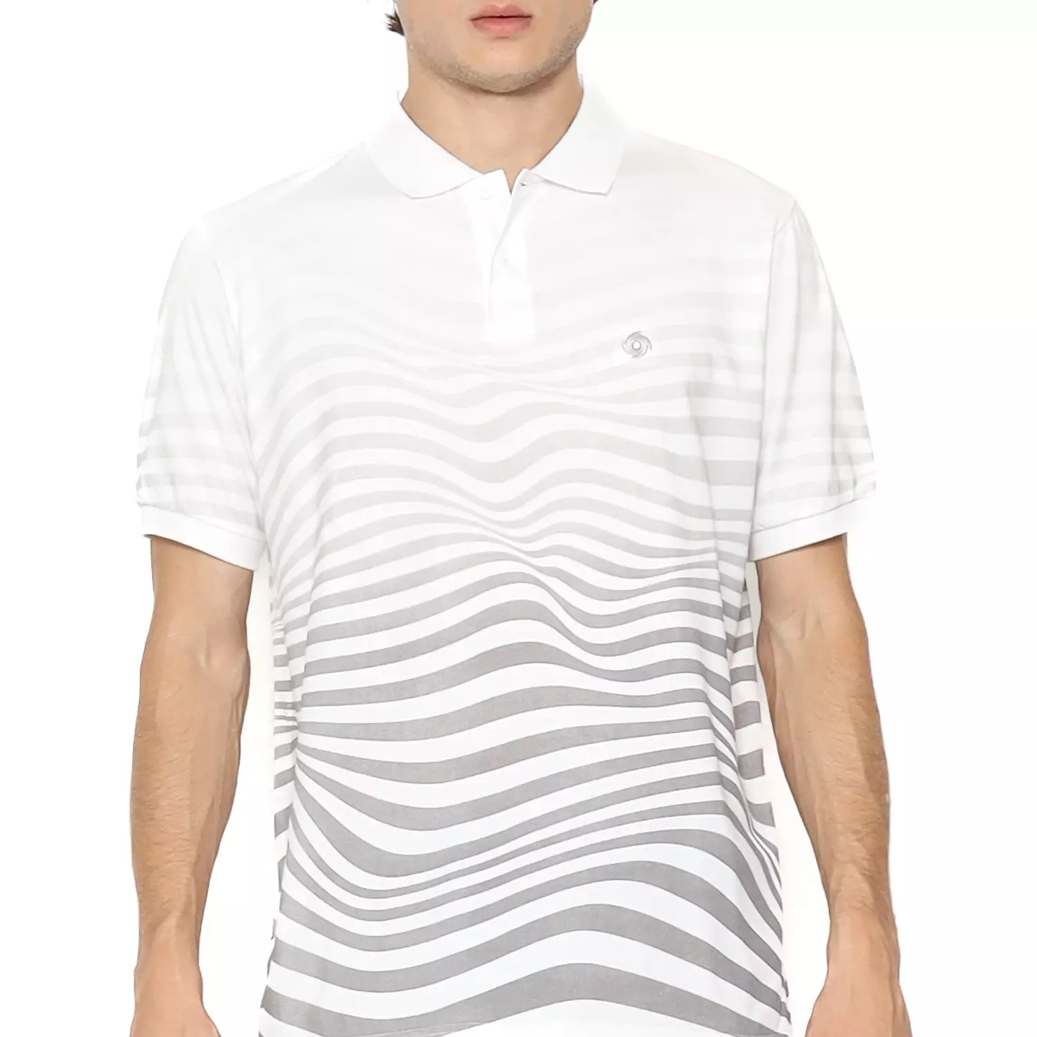 Voxfly Kaos Polo Pria Melted Planet Surf