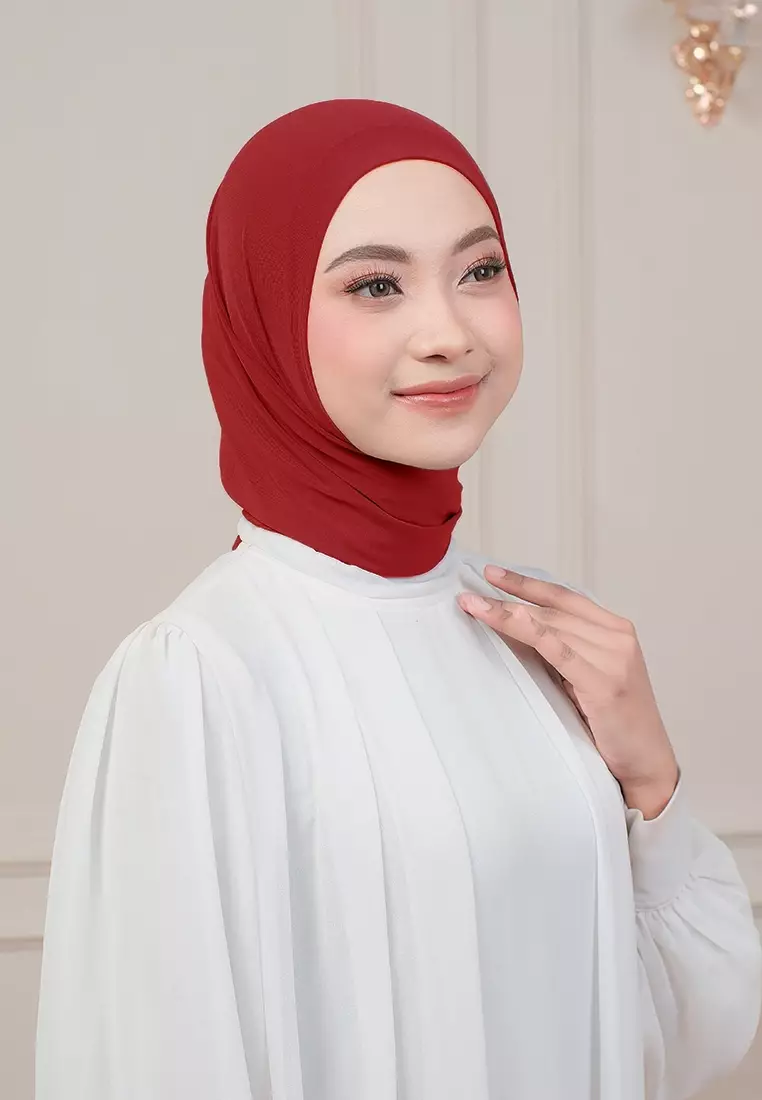 HIJAB INSTAN QIARA - MAROON
