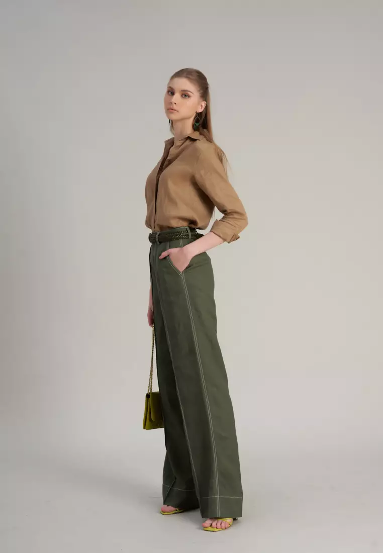 Hello New Day Linen Shirt