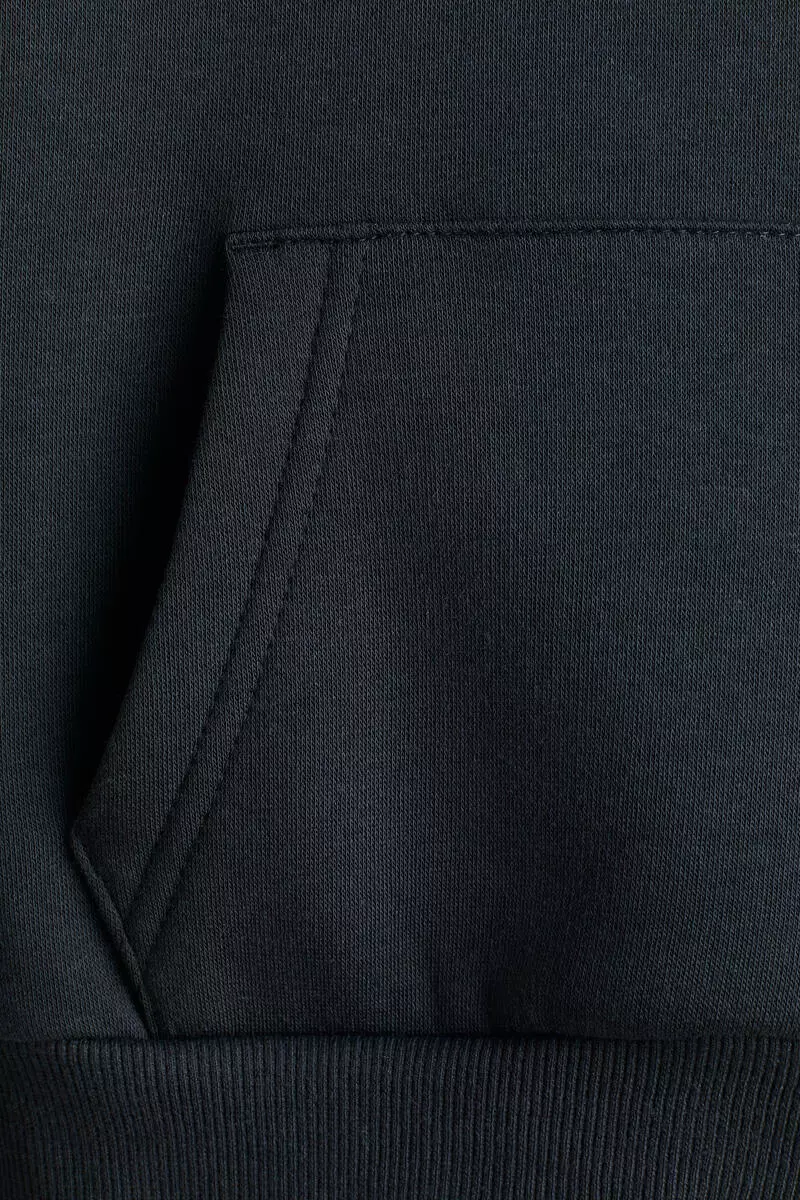 Brushed-inside hoodie