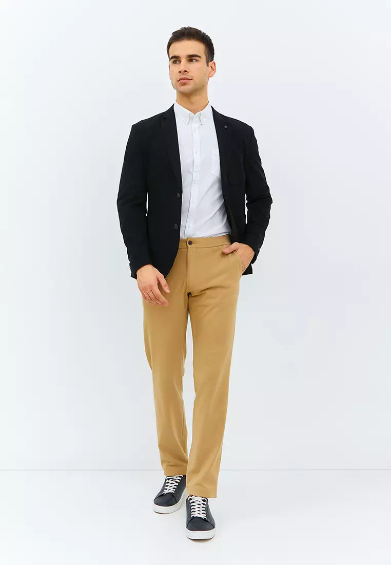 Jobb Edmond-T2 Blazer Pria Slim Fit Hitam