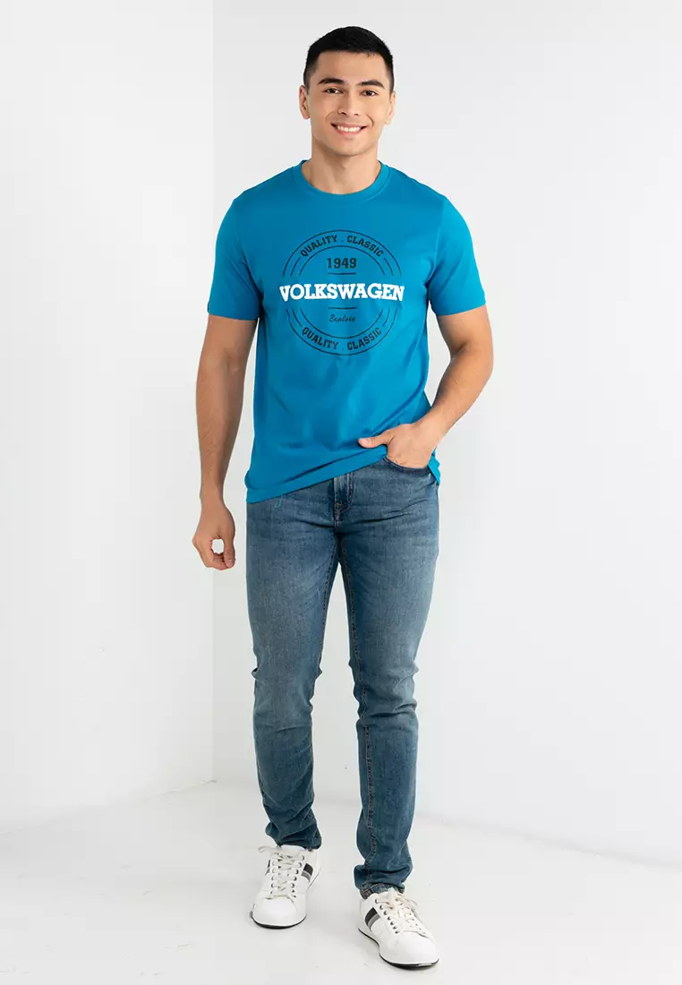 Men's Round Neck Graphic Tee