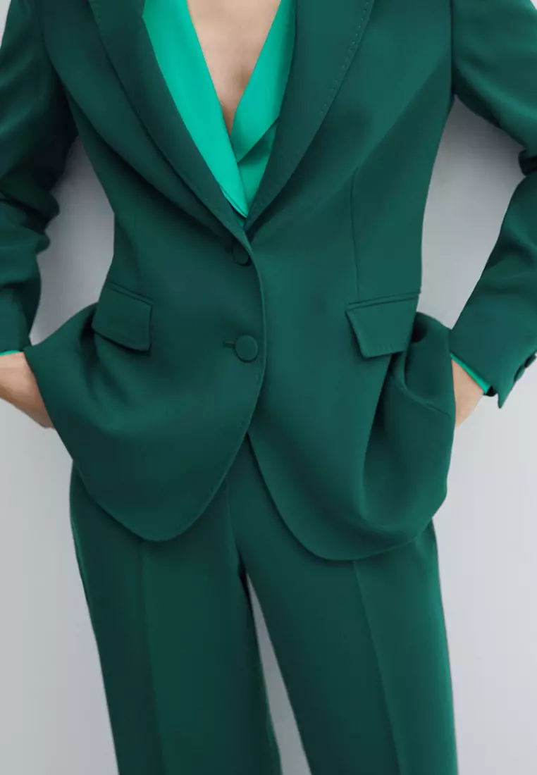 Buy Mango Straight-Fit Suit Jacket Online | ZALORA Malaysia