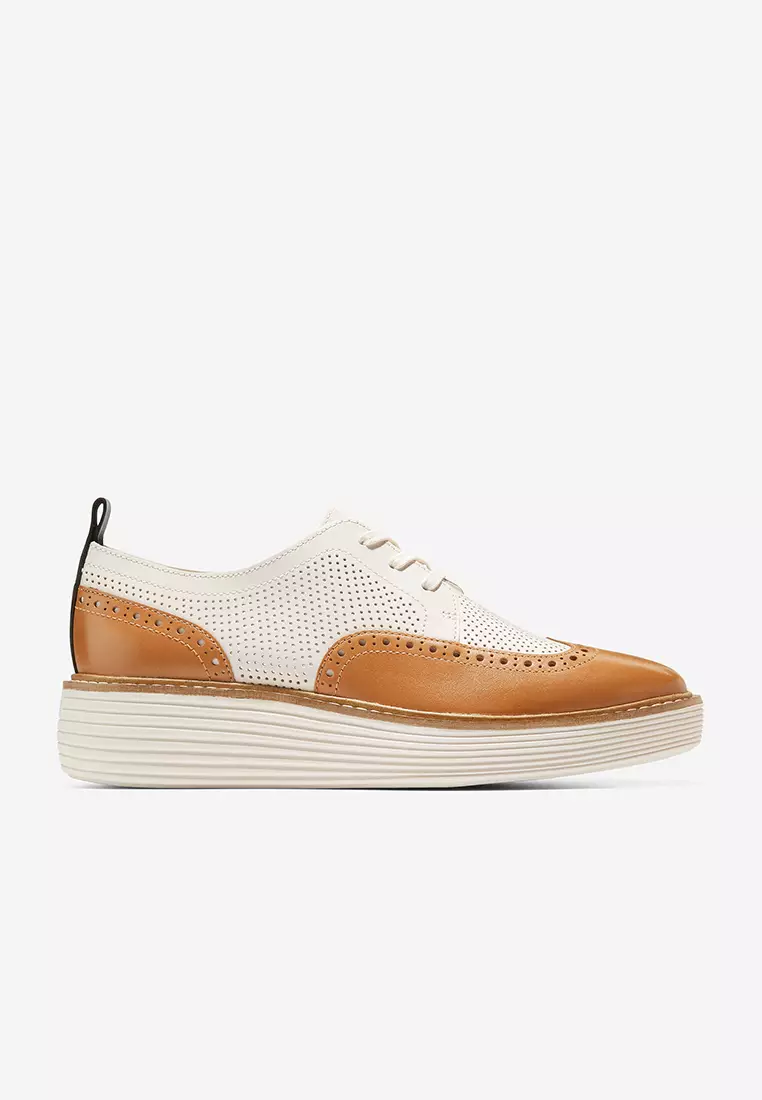 Platform shops wingtip oxford women's