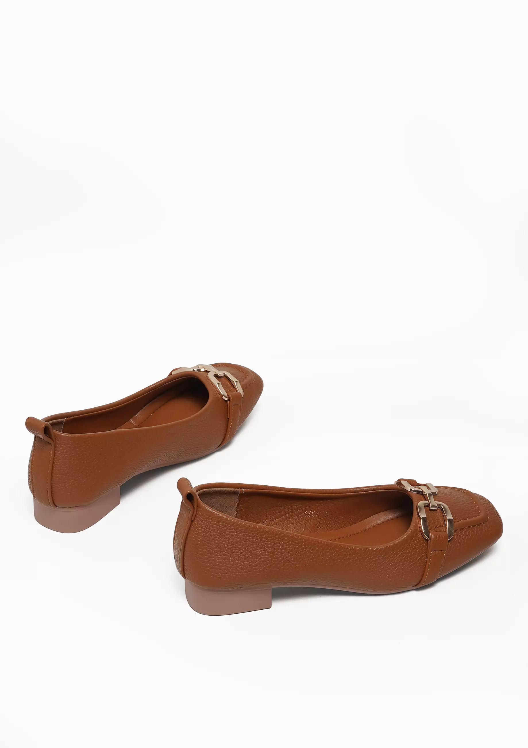 VIVI NICI - Allegra Sepatu Pantofel Wanita Hak 3 Cm Downtown Brown