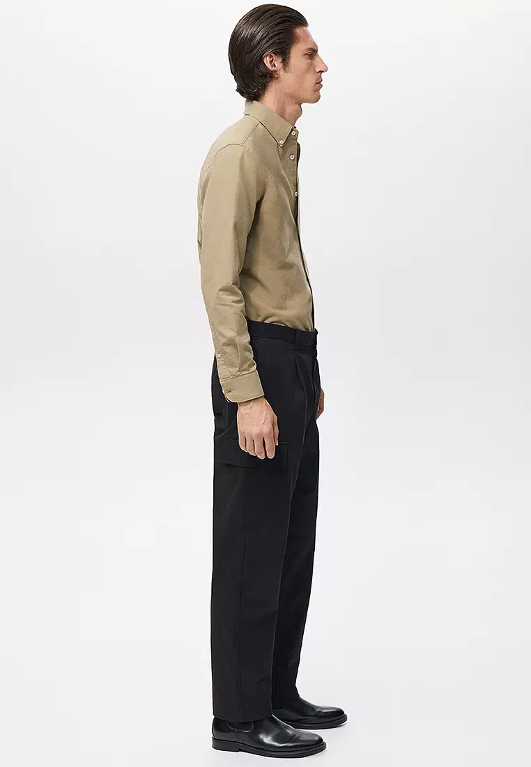 標準剪裁棉工裝褲