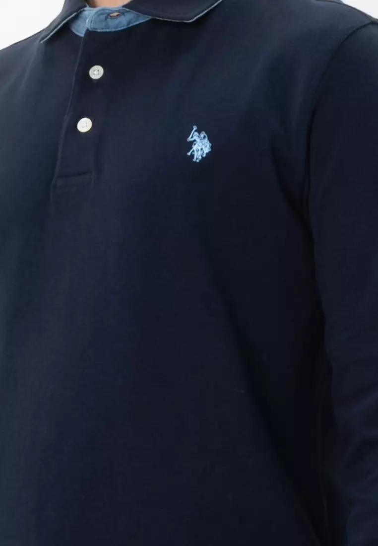 Lyle Helbow Patch Polo Shirt
